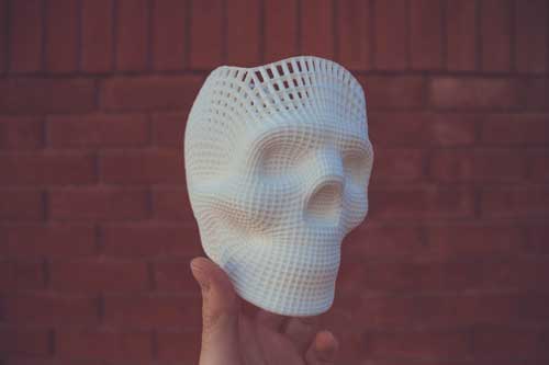 2D Printed Skull