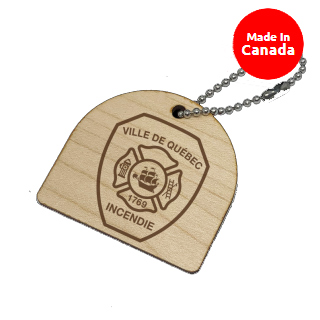 Wood Key Tag image